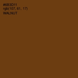 #6B3D11 - Walnut Color Image