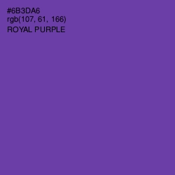 #6B3DA6 - Royal Purple Color Image