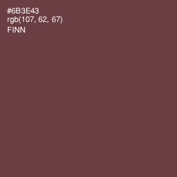 #6B3E43 - Finn Color Image