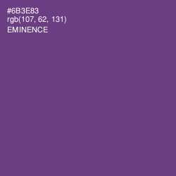 #6B3E83 - Eminence Color Image