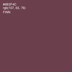 #6B3F4C - Finn Color Image