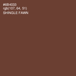 #6B4033 - Shingle Fawn Color Image