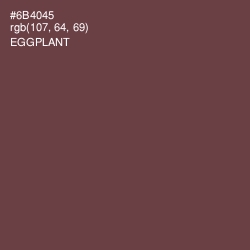 #6B4045 - Eggplant Color Image