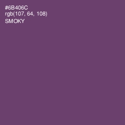 #6B406C - Smoky Color Image