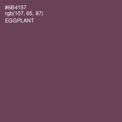 #6B4157 - Eggplant Color Image