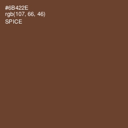 #6B422E - Spice Color Image