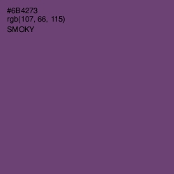 #6B4273 - Smoky Color Image