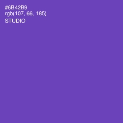 #6B42B9 - Studio Color Image
