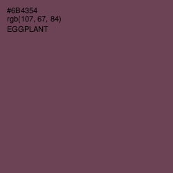 #6B4354 - Eggplant Color Image