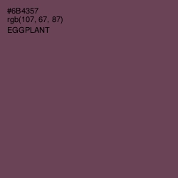 #6B4357 - Eggplant Color Image