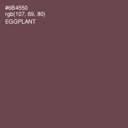 #6B4550 - Eggplant Color Image