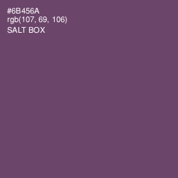 #6B456A - Salt Box Color Image