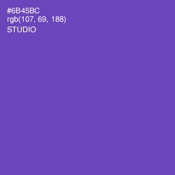 #6B45BC - Studio Color Image