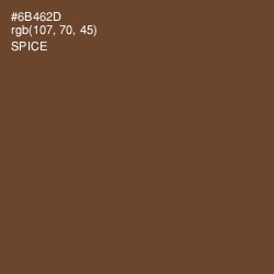 #6B462D - Spice Color Image