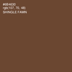 #6B4630 - Shingle Fawn Color Image