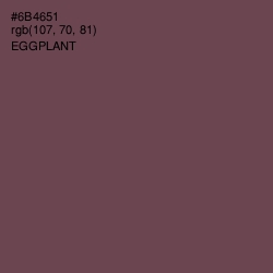 #6B4651 - Eggplant Color Image