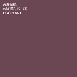 #6B4653 - Eggplant Color Image