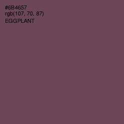 #6B4657 - Eggplant Color Image