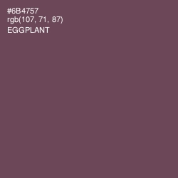 #6B4757 - Eggplant Color Image