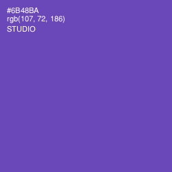 #6B48BA - Studio Color Image