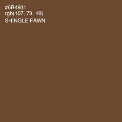 #6B4931 - Shingle Fawn Color Image