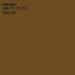 #6B4B20 - Dallas Color Image