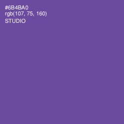 #6B4BA0 - Studio Color Image