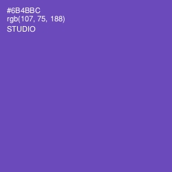 #6B4BBC - Studio Color Image