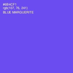 #6B4CF1 - Blue Marguerite Color Image