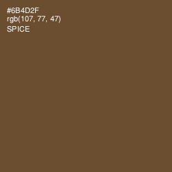 #6B4D2F - Spice Color Image