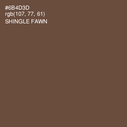 #6B4D3D - Shingle Fawn Color Image