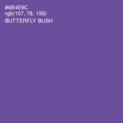 #6B4E9C - Butterfly Bush Color Image