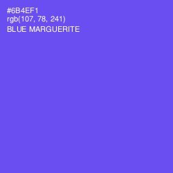 #6B4EF1 - Blue Marguerite Color Image