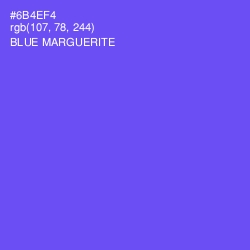 #6B4EF4 - Blue Marguerite Color Image