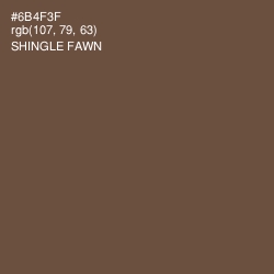 #6B4F3F - Shingle Fawn Color Image