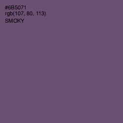 #6B5071 - Smoky Color Image