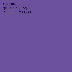 #6B519E - Butterfly Bush Color Image