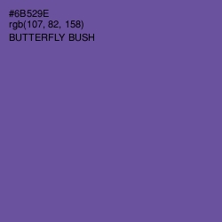 #6B529E - Butterfly Bush Color Image