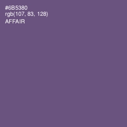 #6B5380 - Affair Color Image