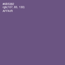 #6B5382 - Affair Color Image