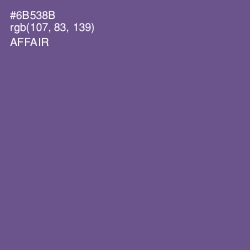 #6B538B - Affair Color Image