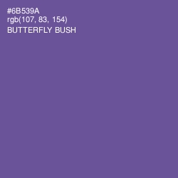 #6B539A - Butterfly Bush Color Image