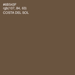 #6B543F - Costa Del Sol Color Image