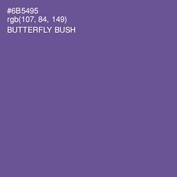 #6B5495 - Butterfly Bush Color Image