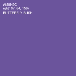 #6B549C - Butterfly Bush Color Image