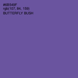 #6B549F - Butterfly Bush Color Image