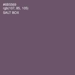 #6B5569 - Salt Box Color Image