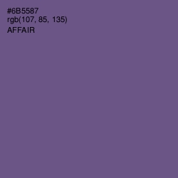 #6B5587 - Affair Color Image