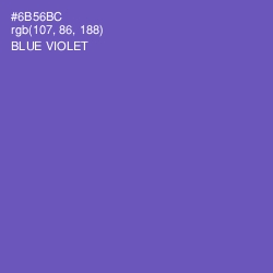 #6B56BC - Blue Violet Color Image