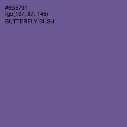 #6B5791 - Butterfly Bush Color Image